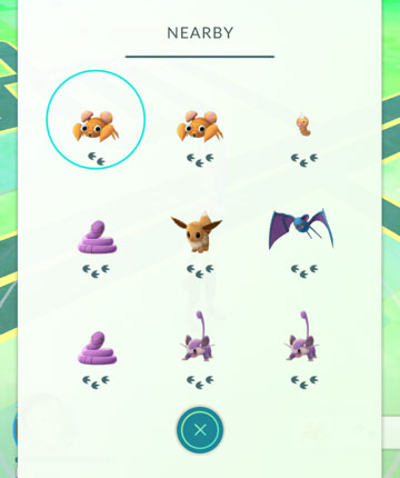 Pokemon Nearby
