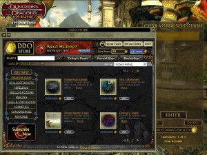 DDO items to be bought