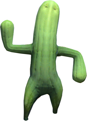 Cactuar are quite possible the most horifying creatures in all of FFXIV