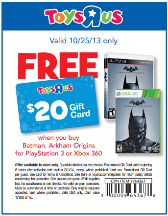 Toys R Us Coupon