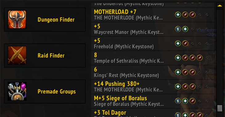 LFG and Premade Group Finder are the Same